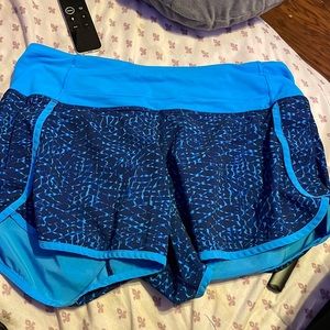 lulu lemon shorts blue
